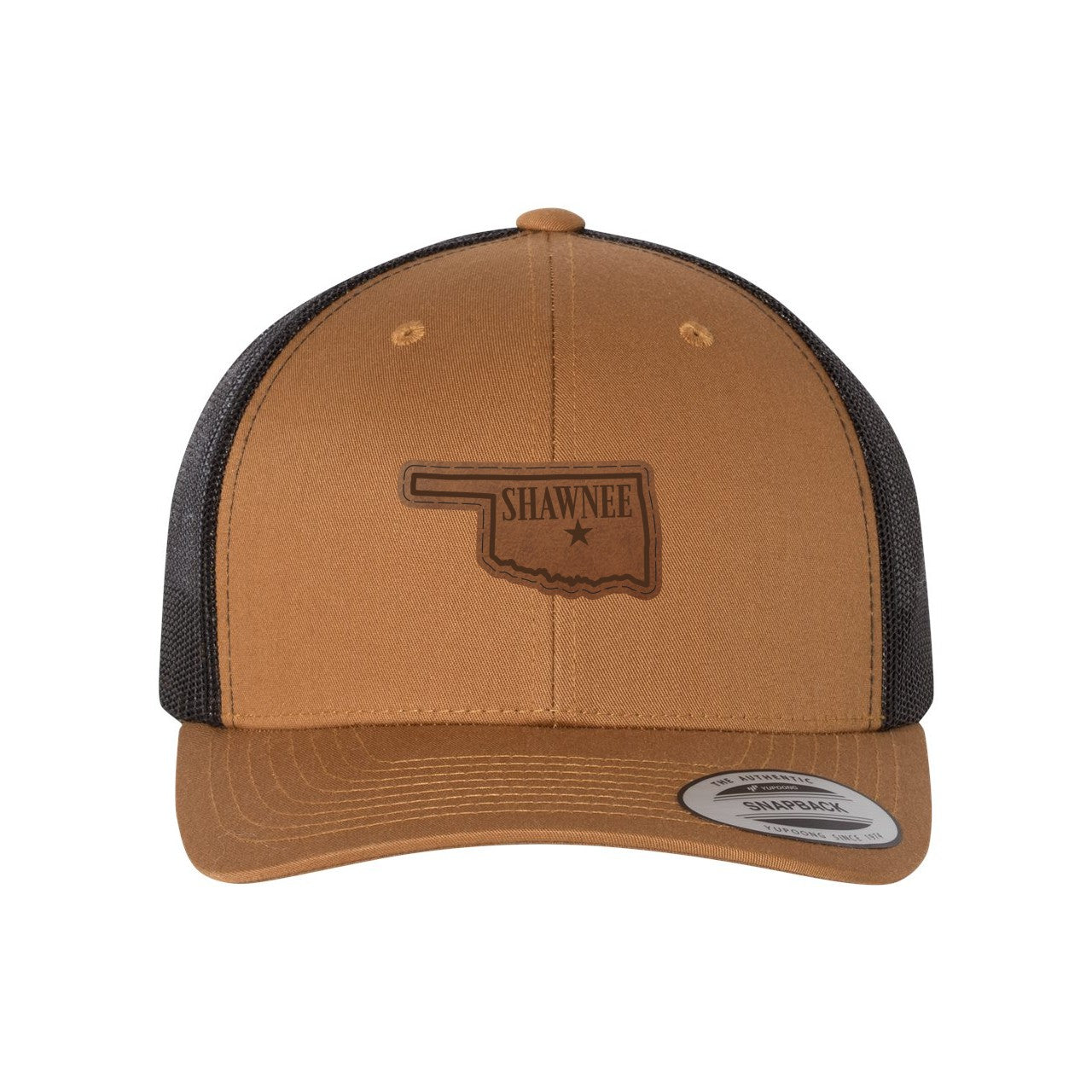 YP Trucker Hat with Custom Leather Patch