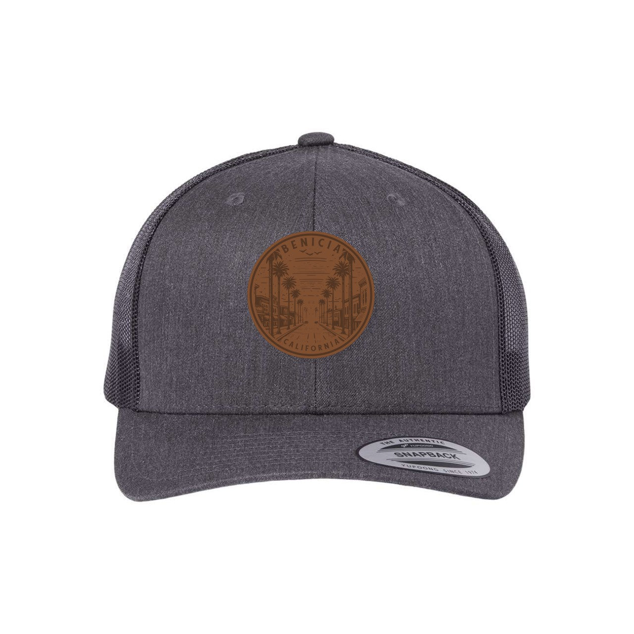 YP Trucker Hat with Custom Leather Patch