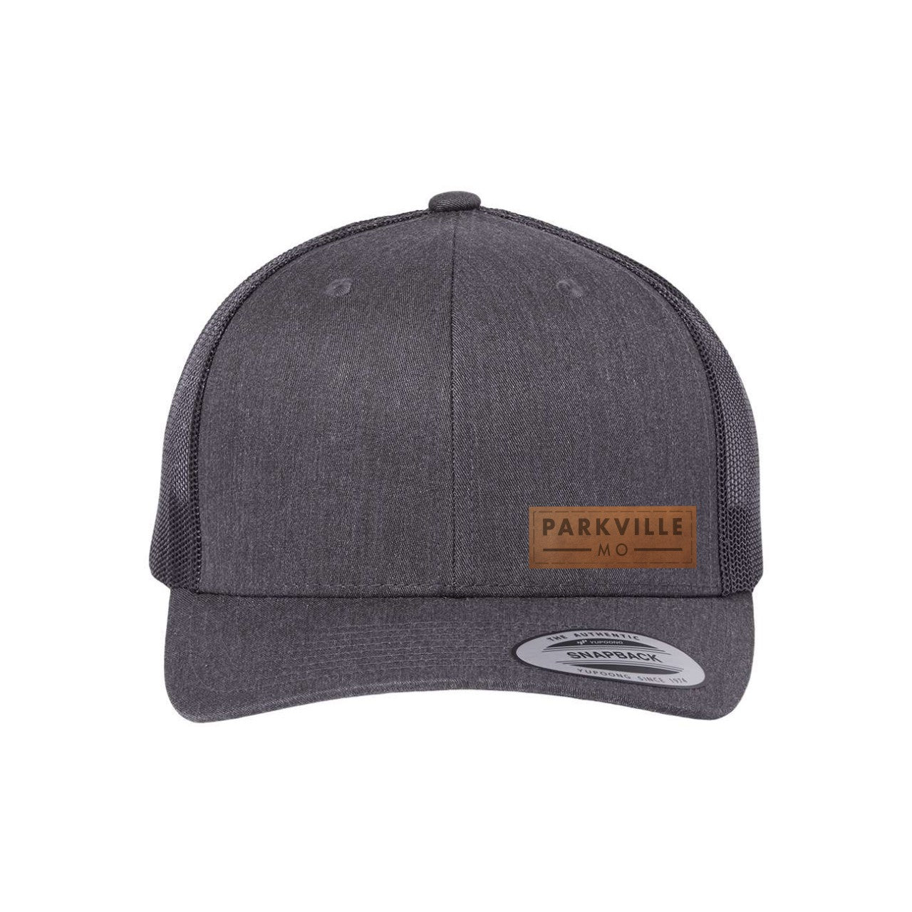 YP Trucker Hat with Custom Leather Patch
