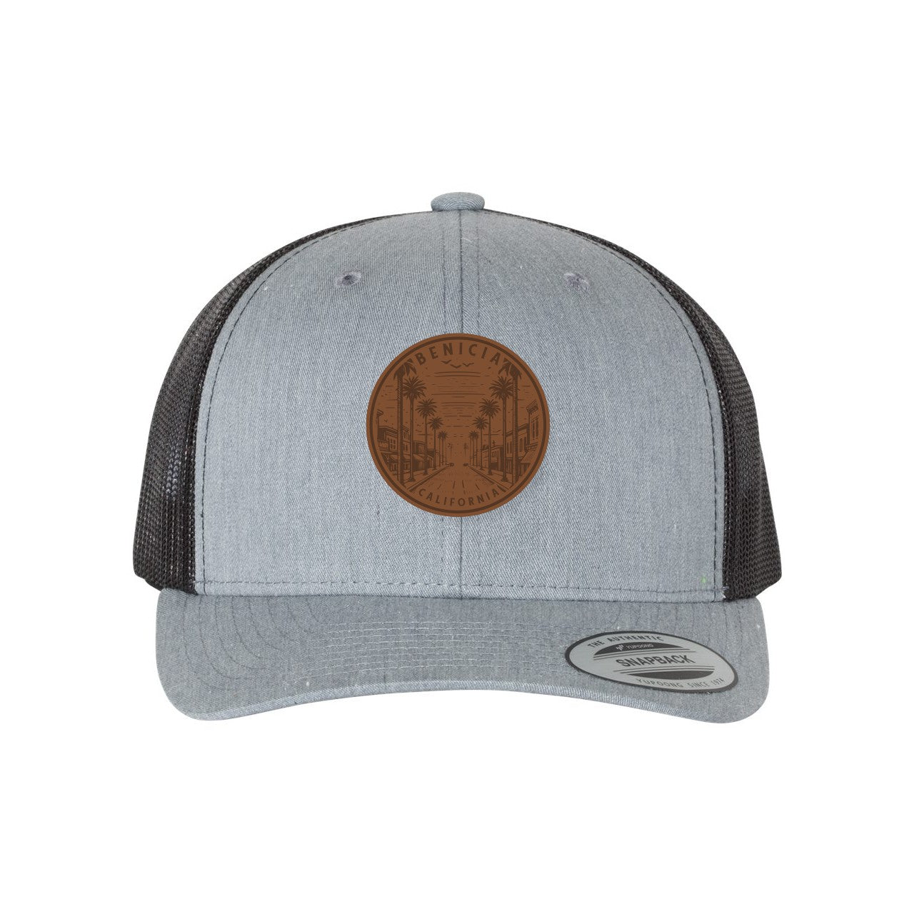 YP Trucker Hat with Custom Leather Patch