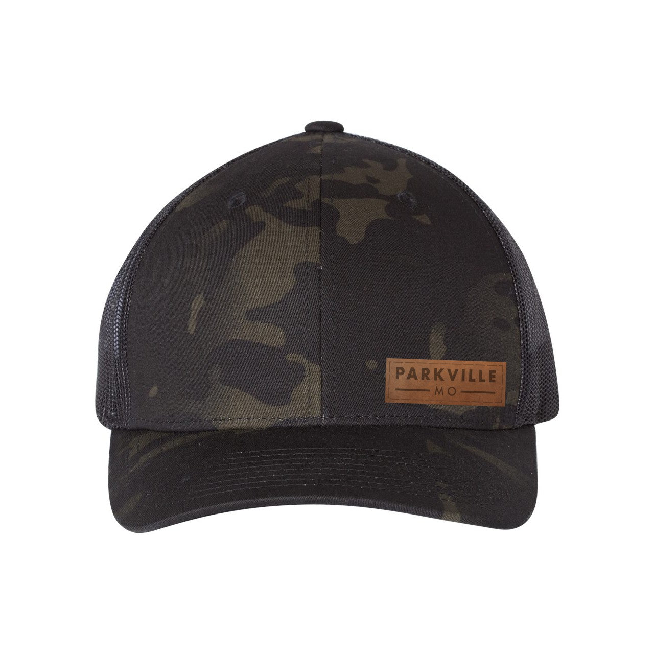 Multicam YP Trucker Cap with Custom Leather Patch