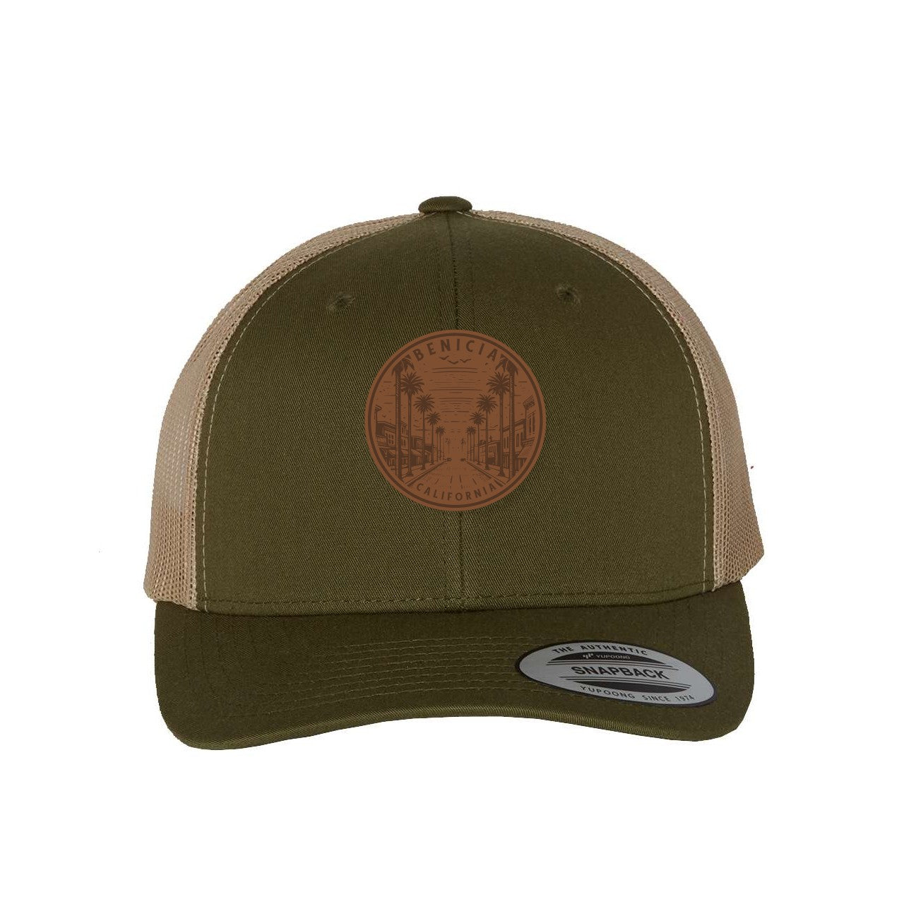 YP Trucker Hat with Custom Leather Patch