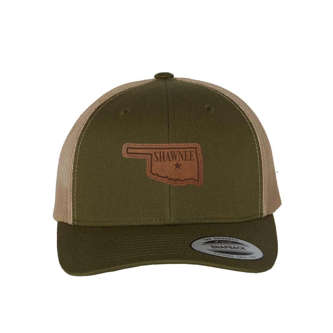 YP Trucker Hat with Custom Leather Patch
