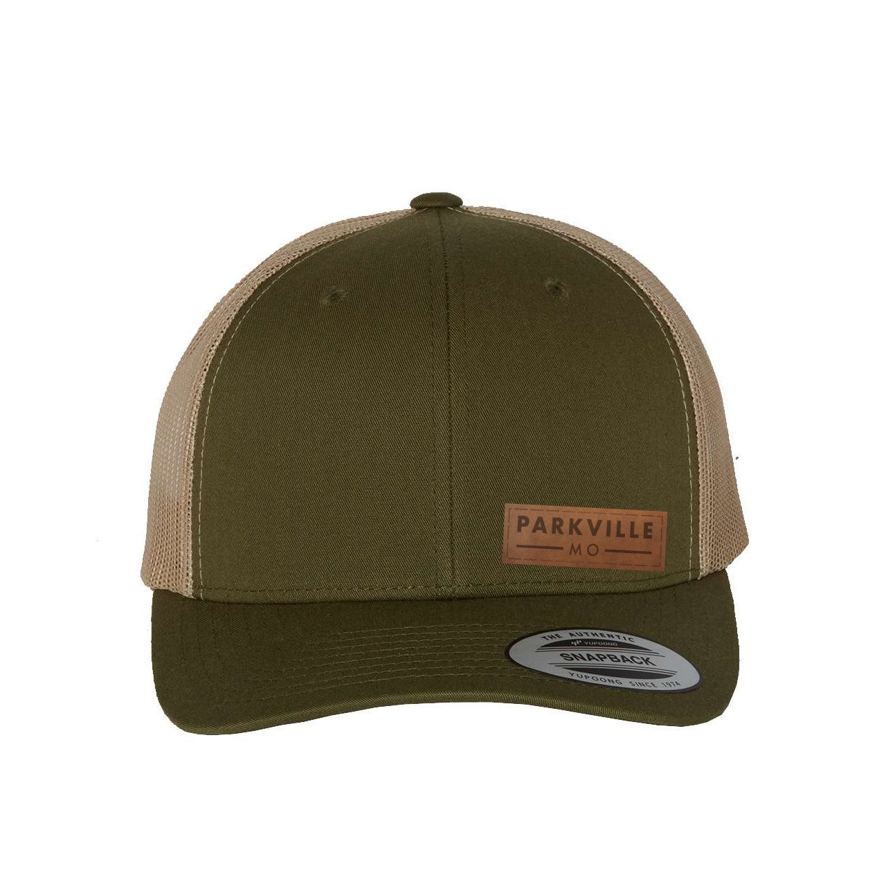 YP Trucker Hat with Custom Leather Patch