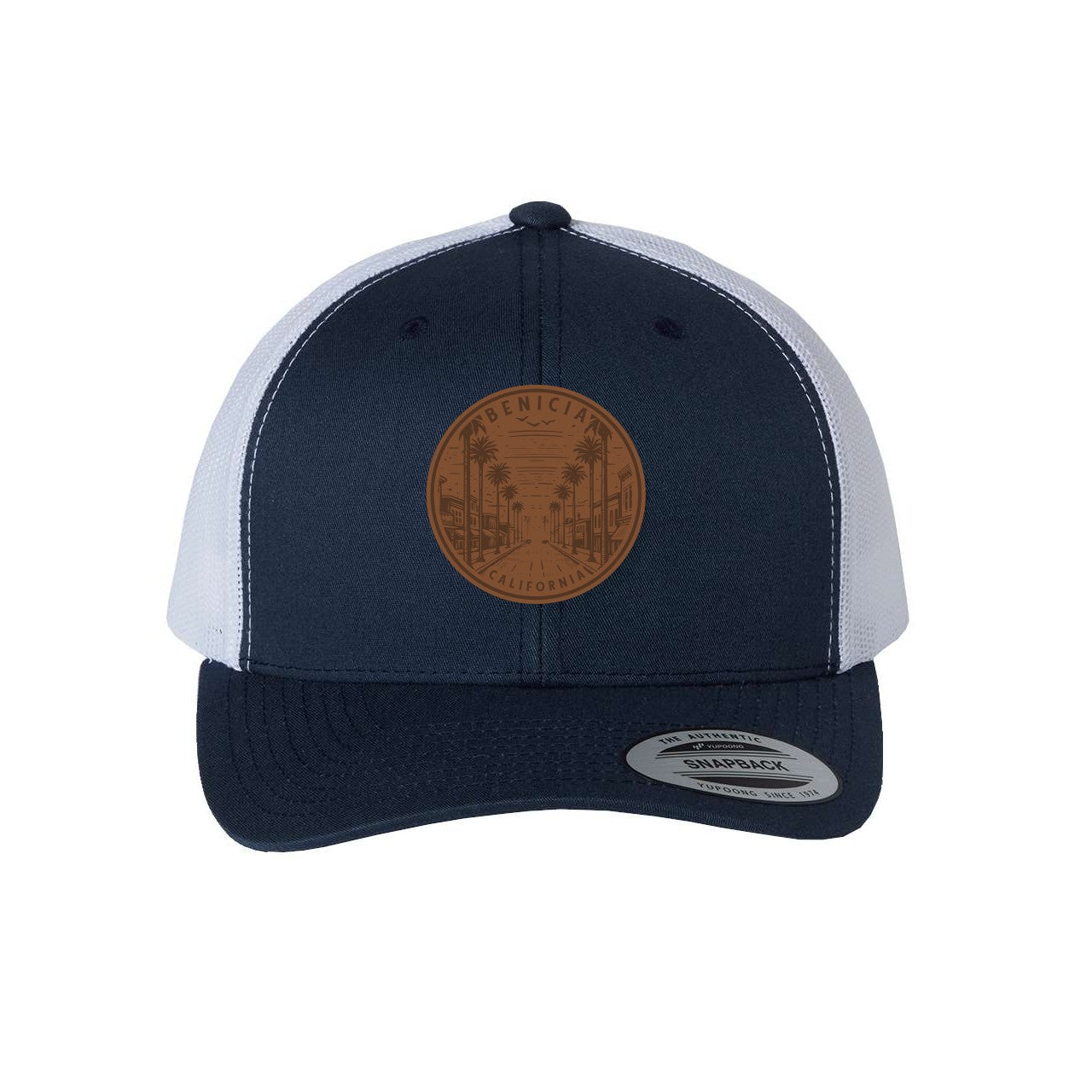 YP Trucker Hat with Custom Leather Patch