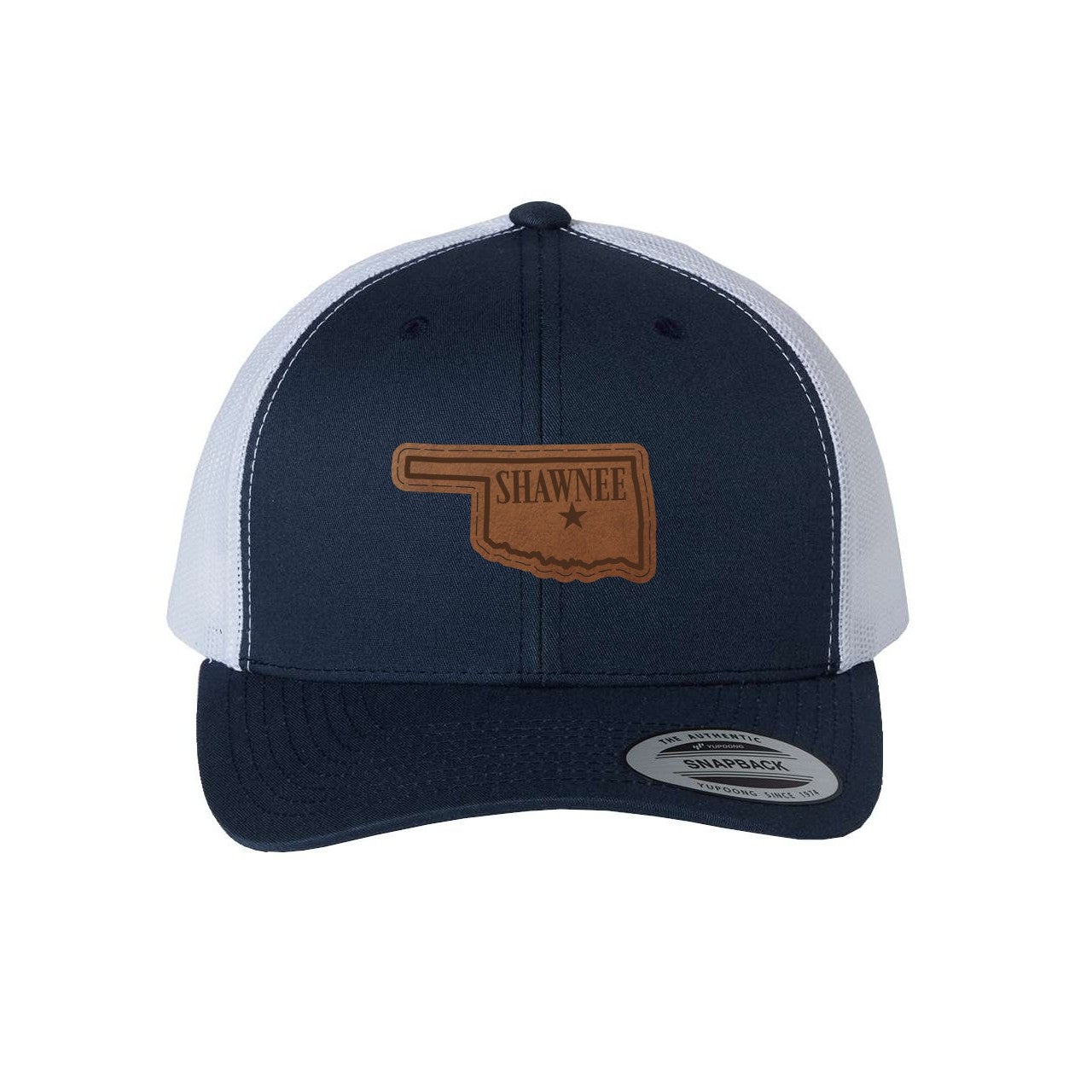 YP Trucker Hat with Custom Leather Patch
