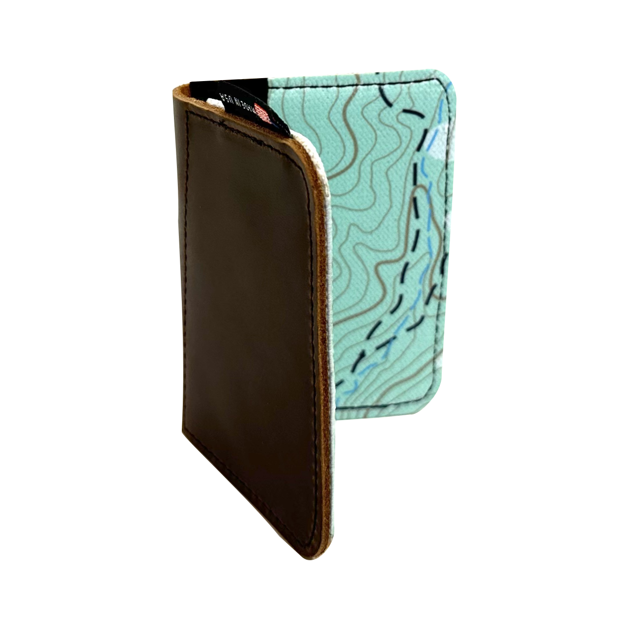 Leather Front Pocket Wallet - Prints