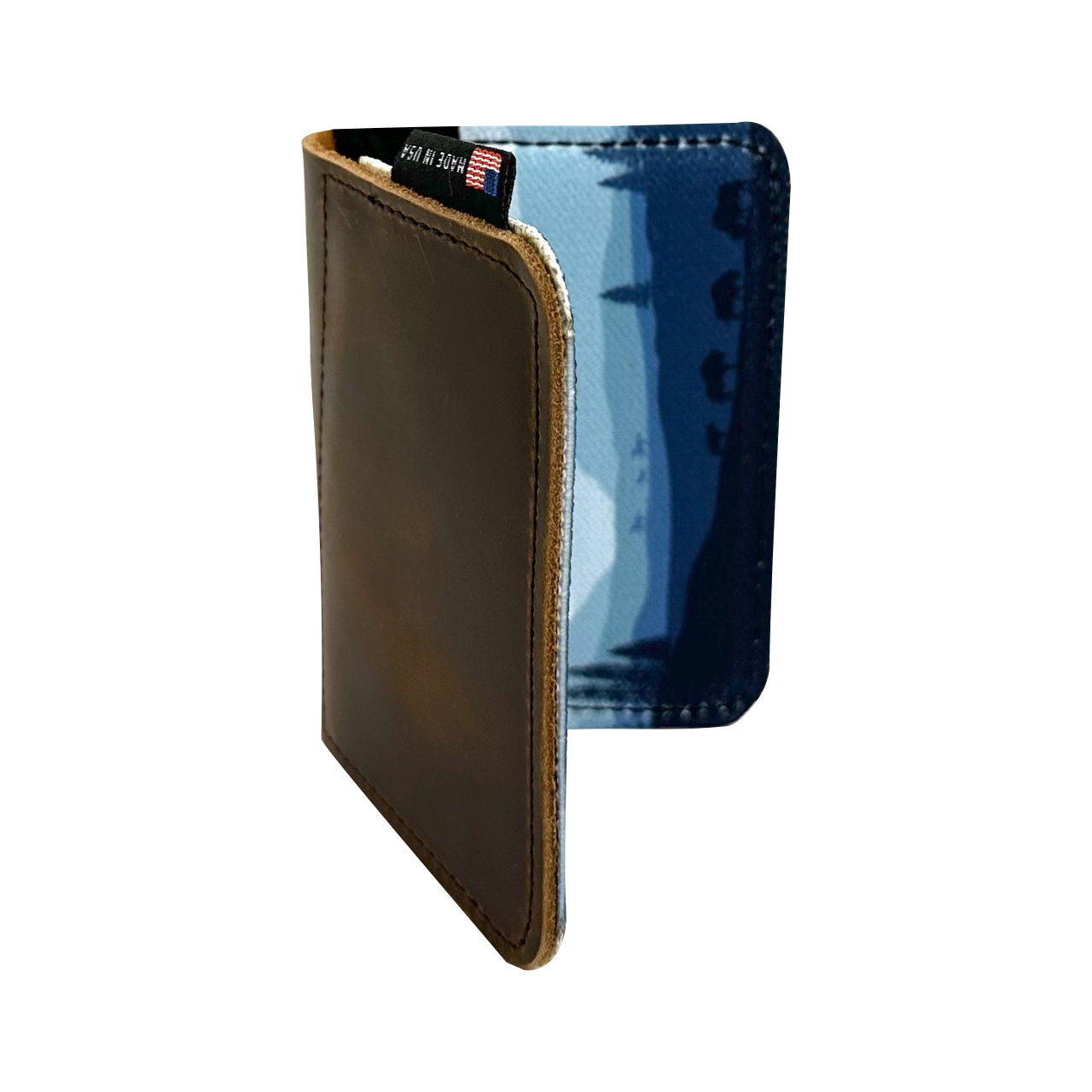 Leather Front Pocket Wallet - Prints