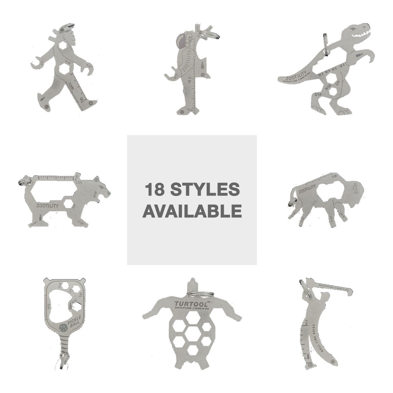 Texas 13-in-1 Keychain Multi-Tool