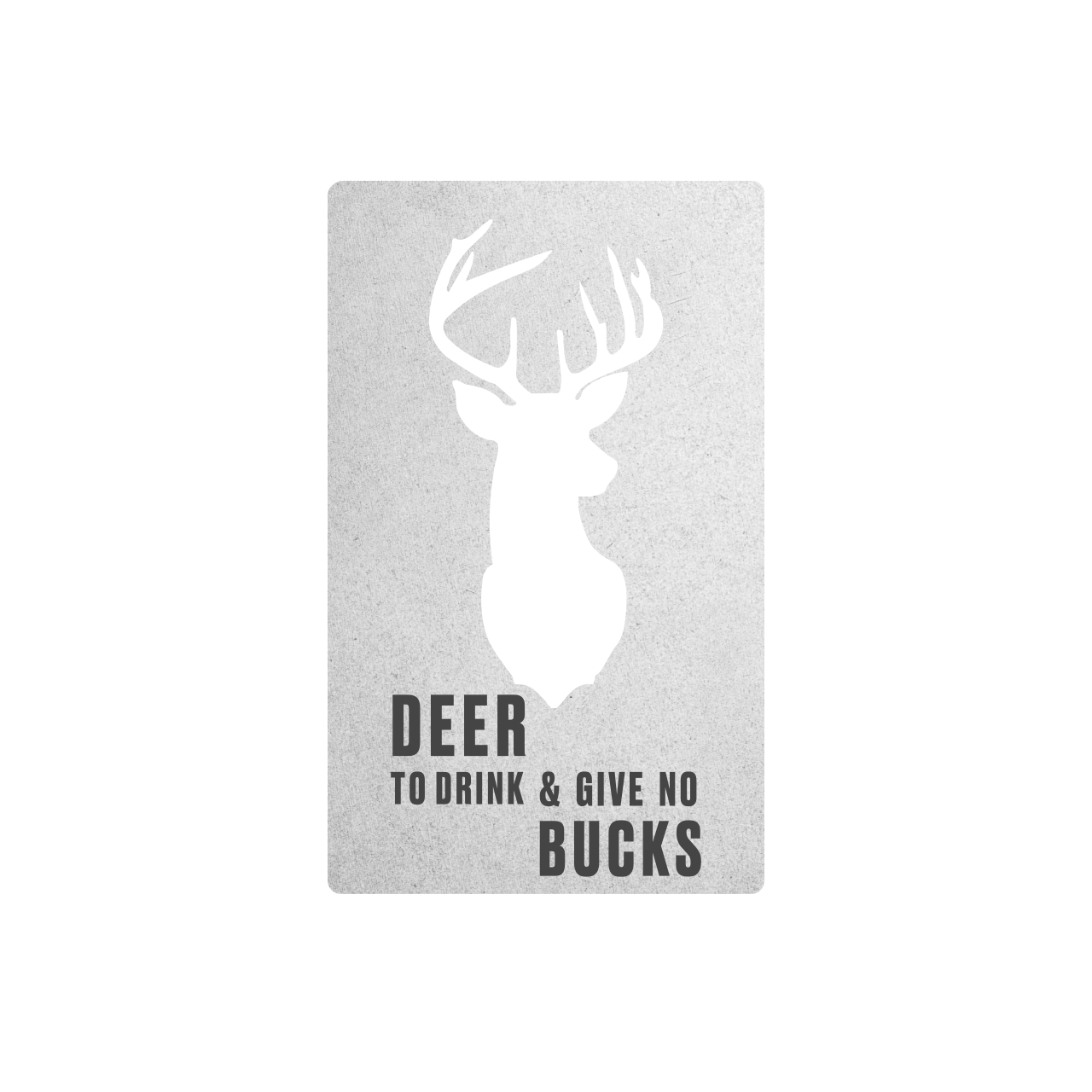 "Beer & Friends" Bottle Opener Card