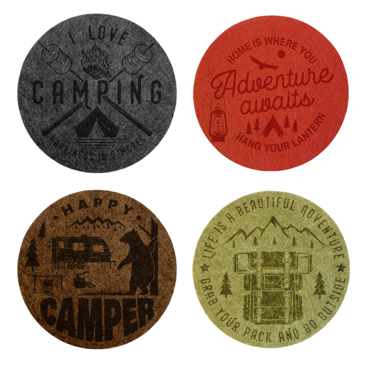 Felt Coaster 4-Pack - Don't F' Up The Table
