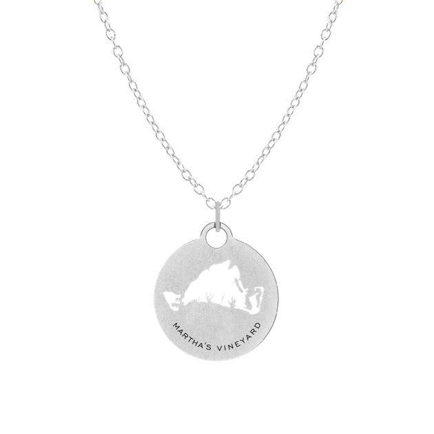 Custom Geo-Shape Pendant Necklace Lifestyle Image