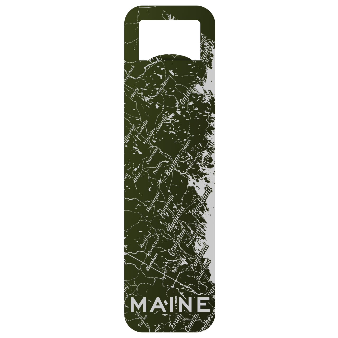 Custom Map Bottle Opener