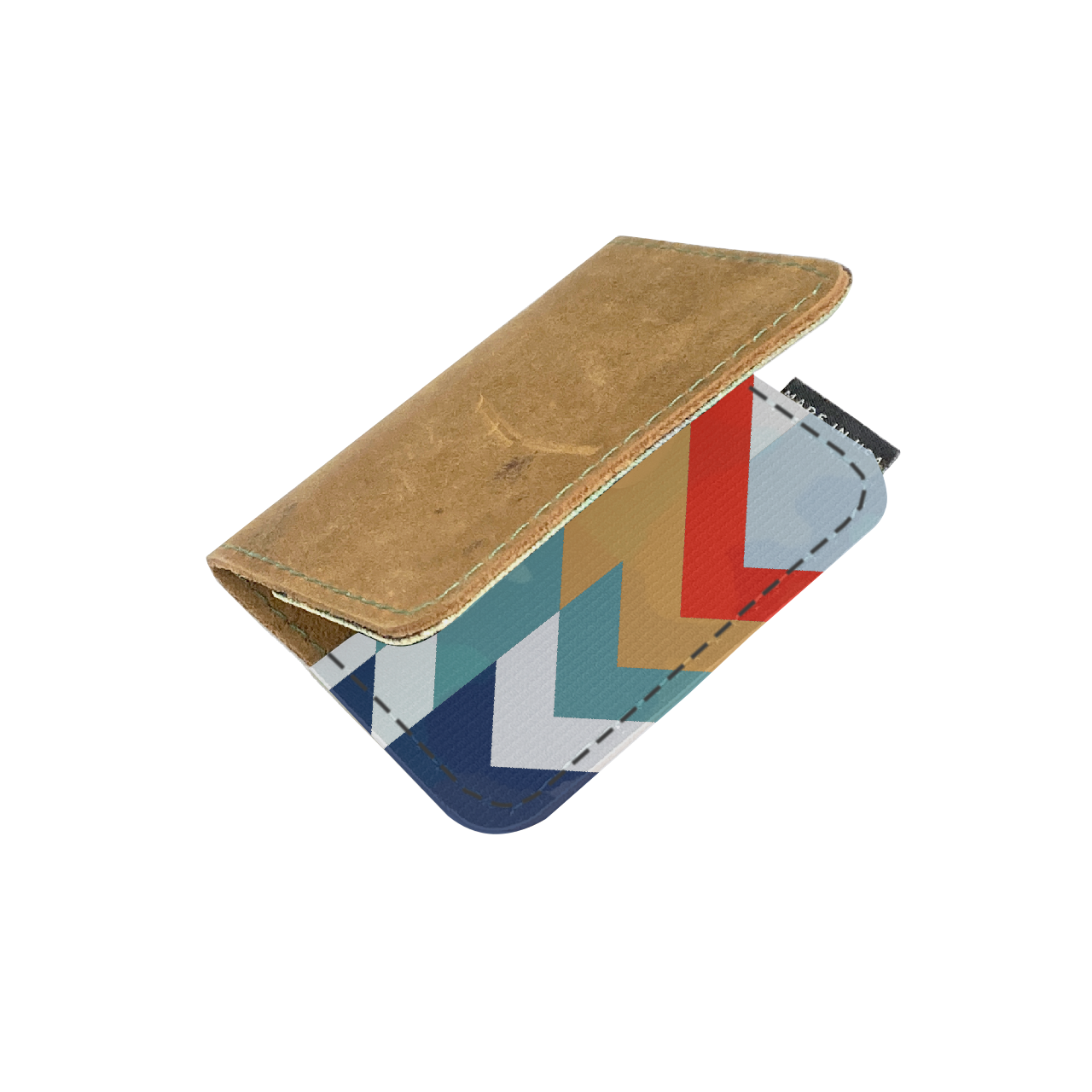 Leather Front Pocket Wallet - Prints