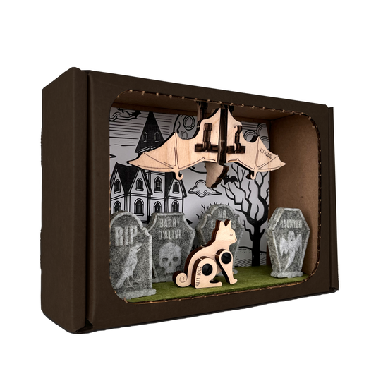 Halloween Spooky Graveyard DIY Activity Decor Box