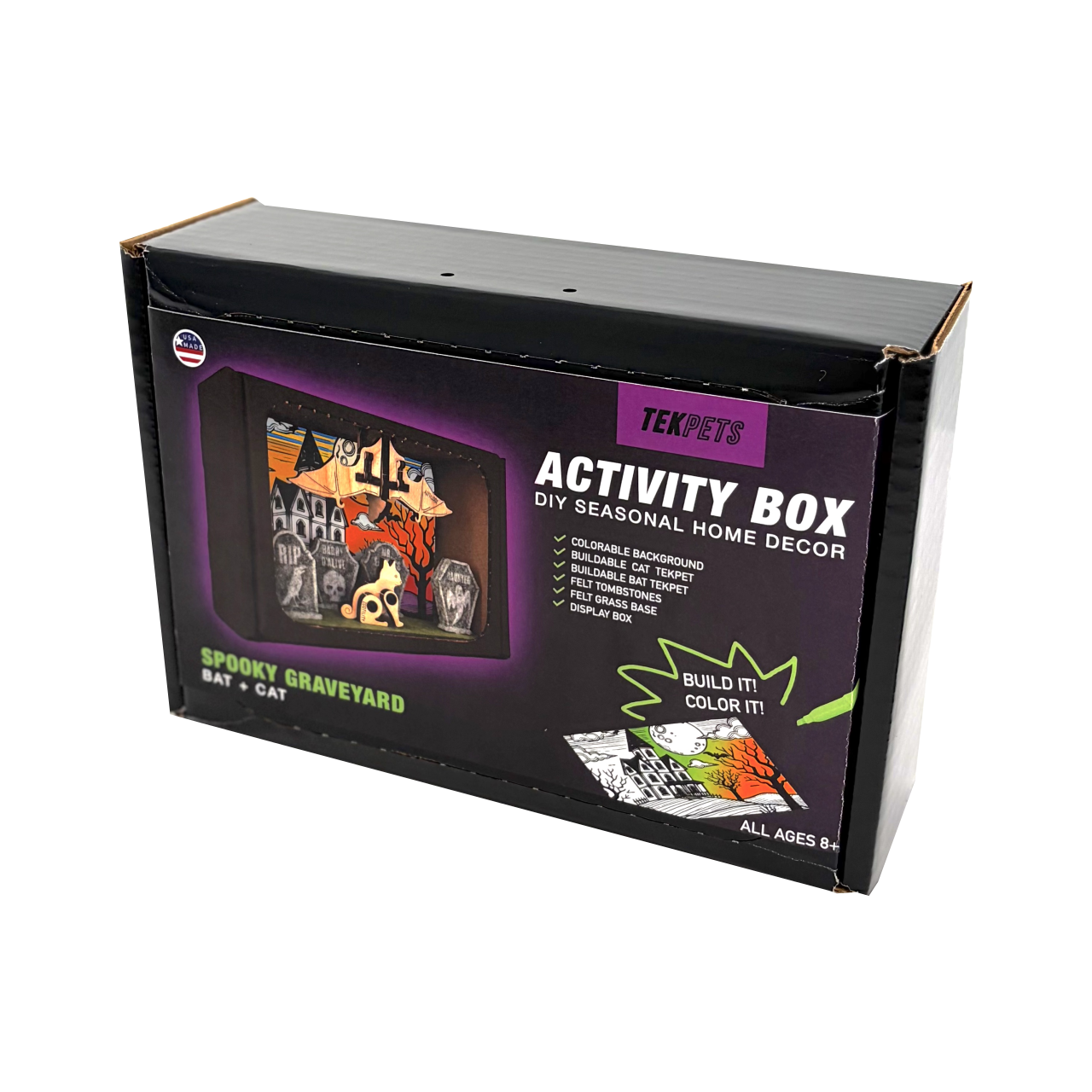 Halloween Spooky Graveyard DIY Activity Decor Box