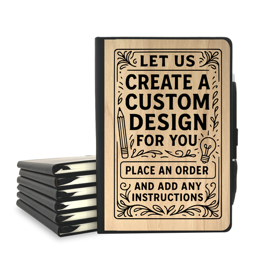 Custom Wood Cover Journal