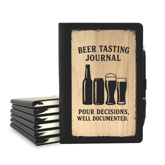 Beer Tasting Journal - Wood Cover
