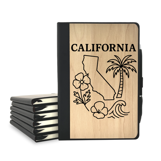 California - Wood Cover Journal