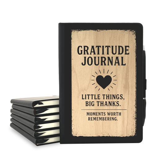 Gratitude Journal - Wood Cover