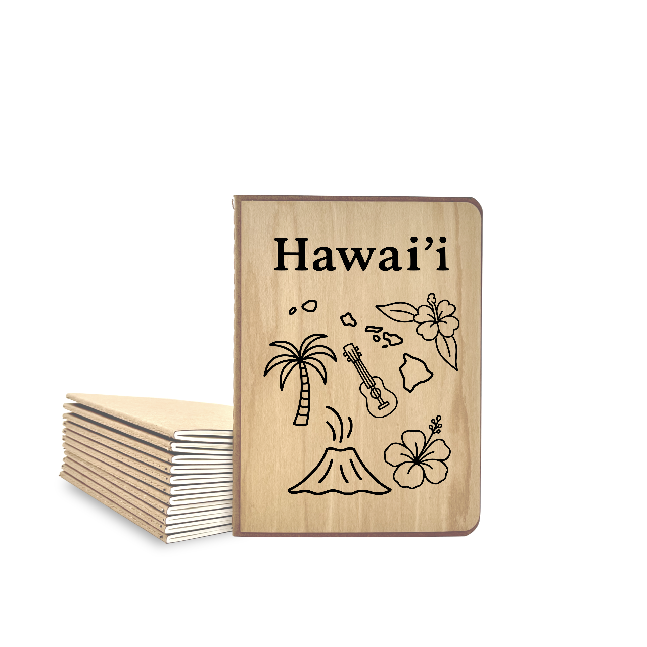 Hawai'i - Wood Cover Journal