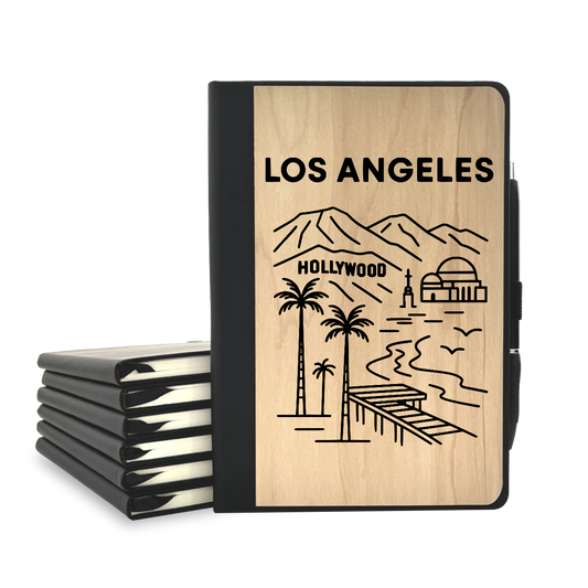 Los Angeles - Wood Cover Journal