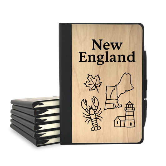 New England - Wood Cover Journal