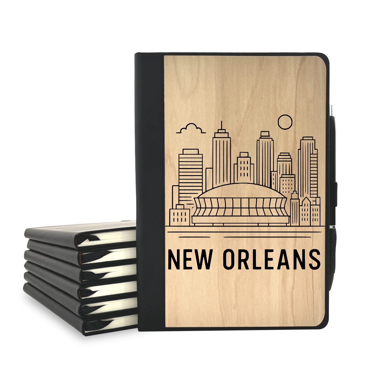 New Orleans - Wood Cover Journal