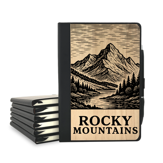 Rocky Mountain - Wood Cover Journal