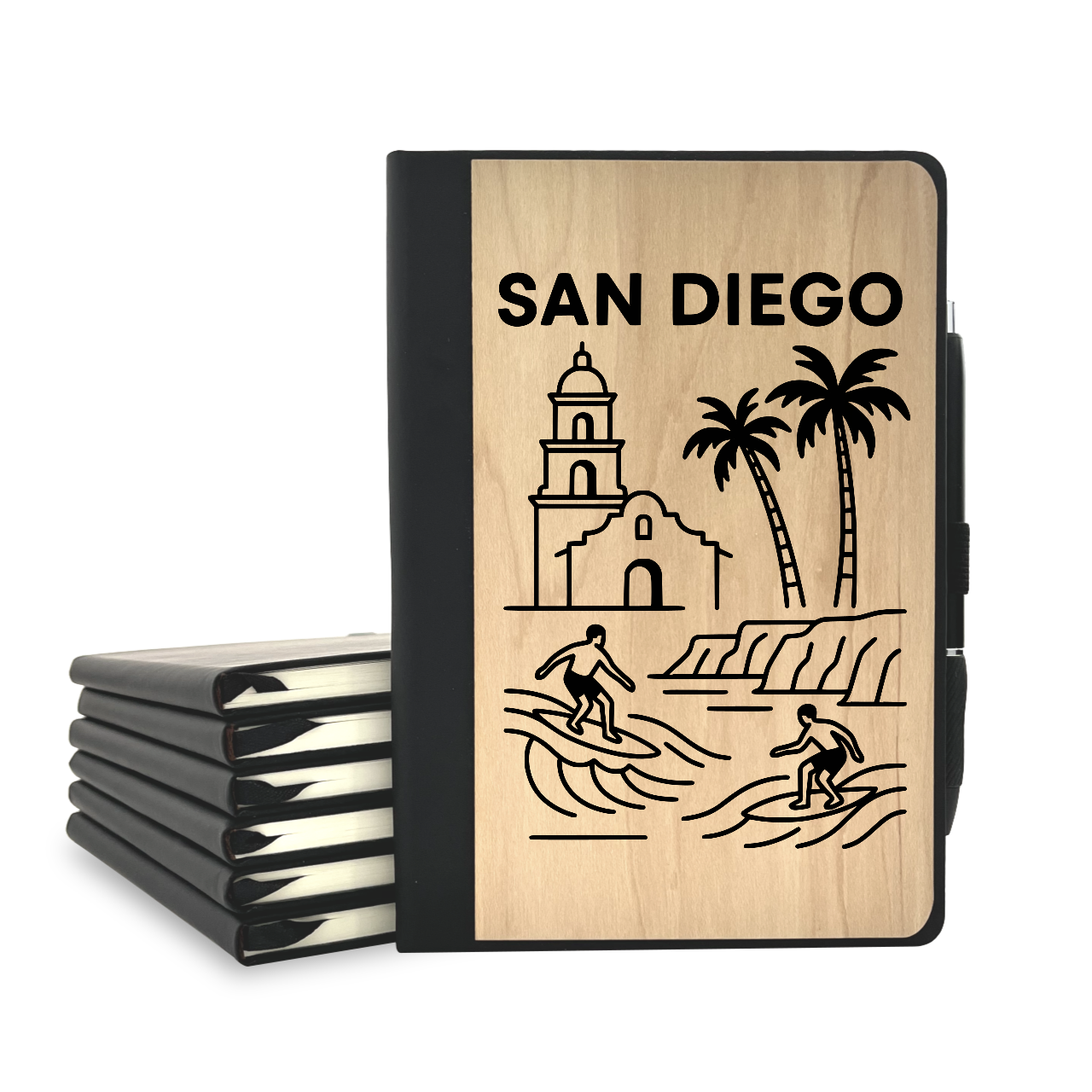 San Diego - Wood Cover Journal