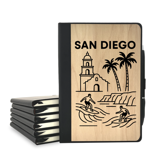 San Diego - Wood Cover Journal