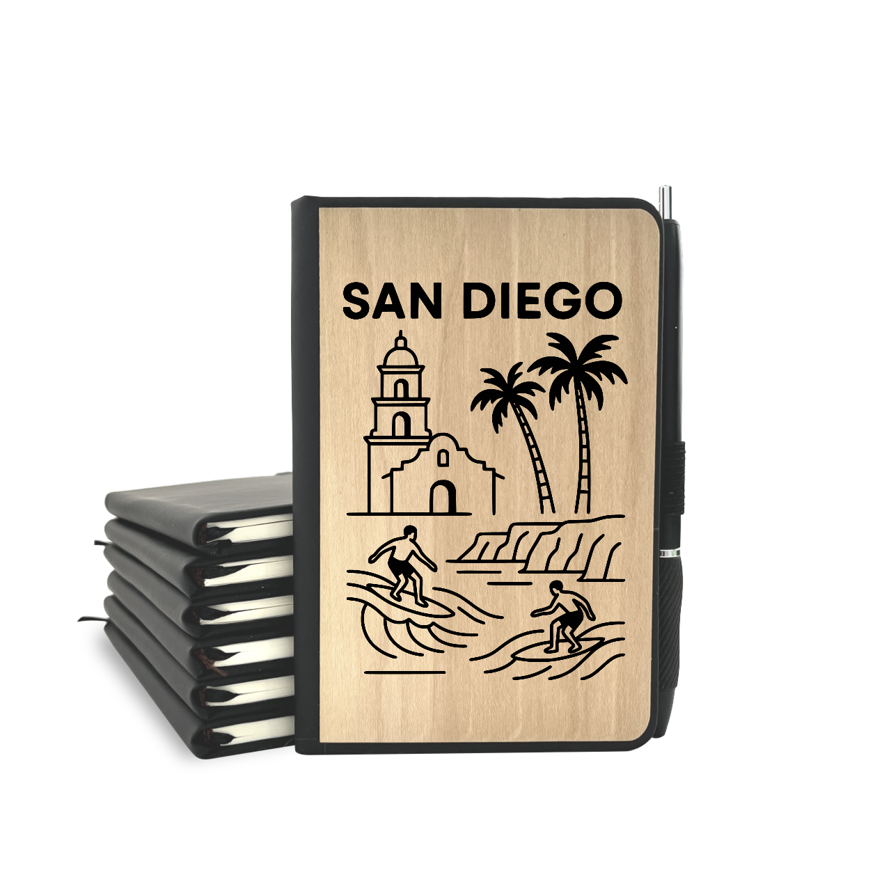 San Diego - Wood Cover Journal