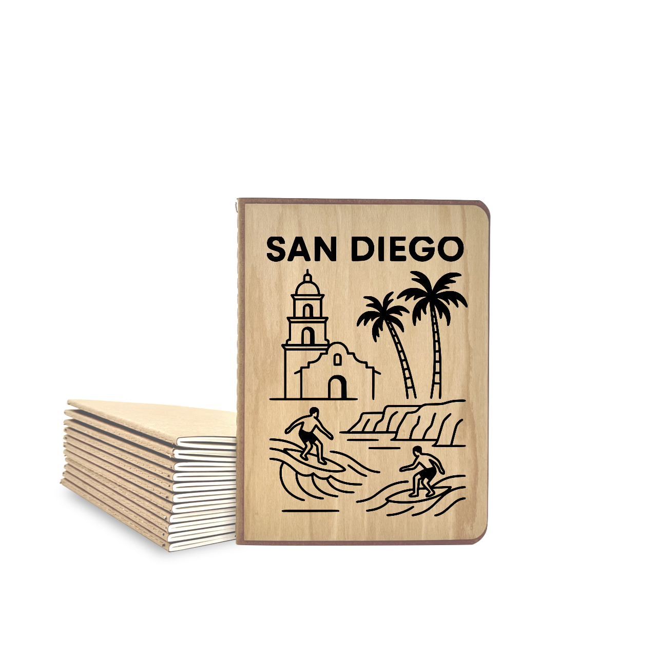 San Diego - Wood Cover Journal