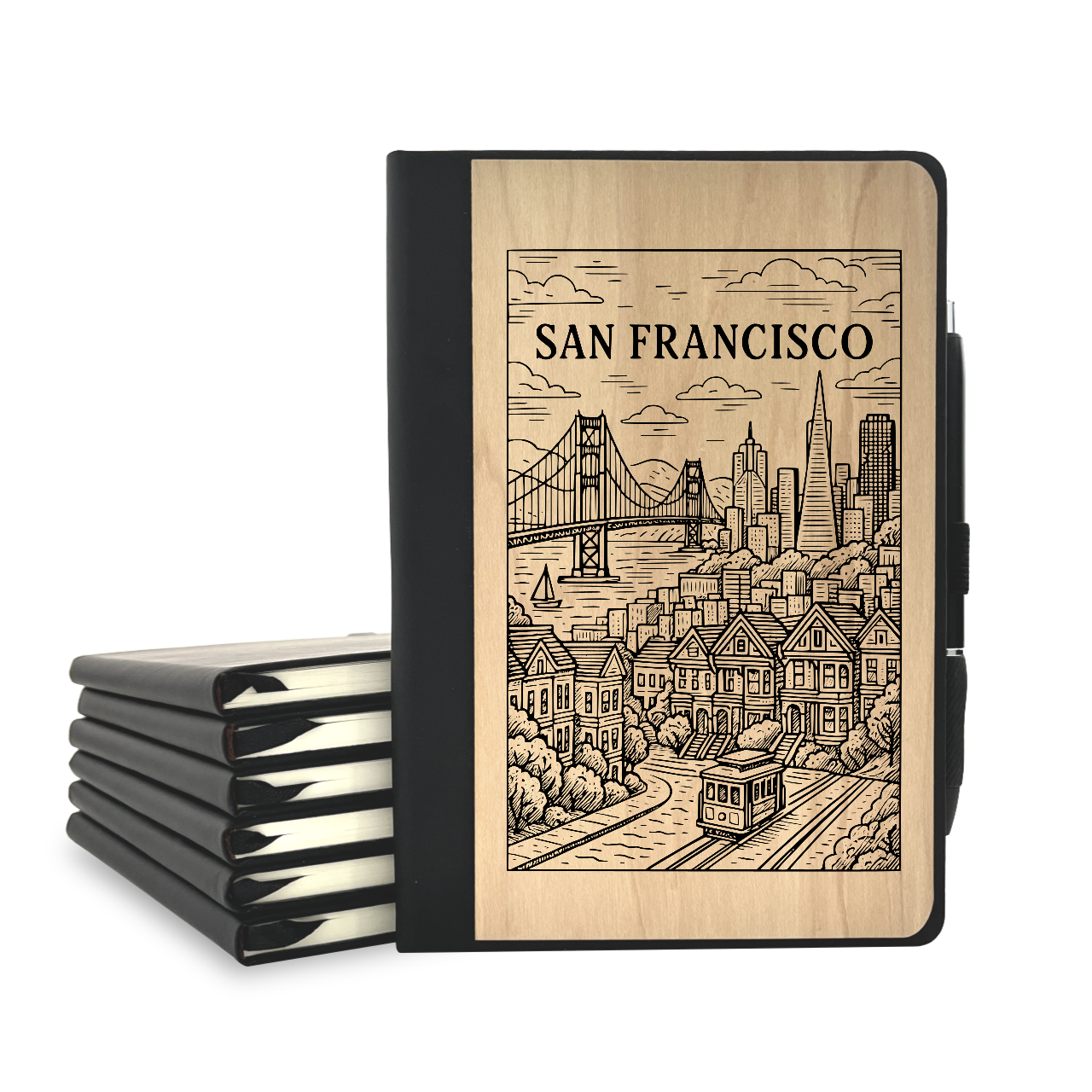 San Francisco - Wood Cover Journal