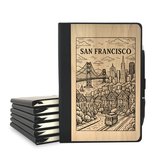 San Francisco - Wood Cover Journal