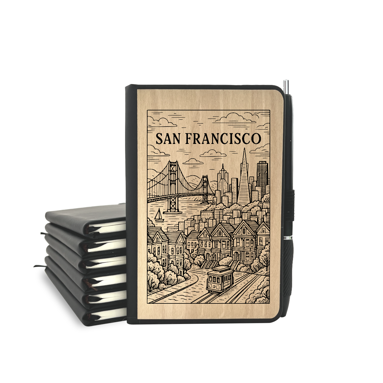 San Francisco - Wood Cover Journal