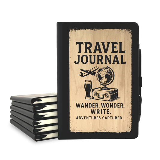 Travel Journal - Wood Cover