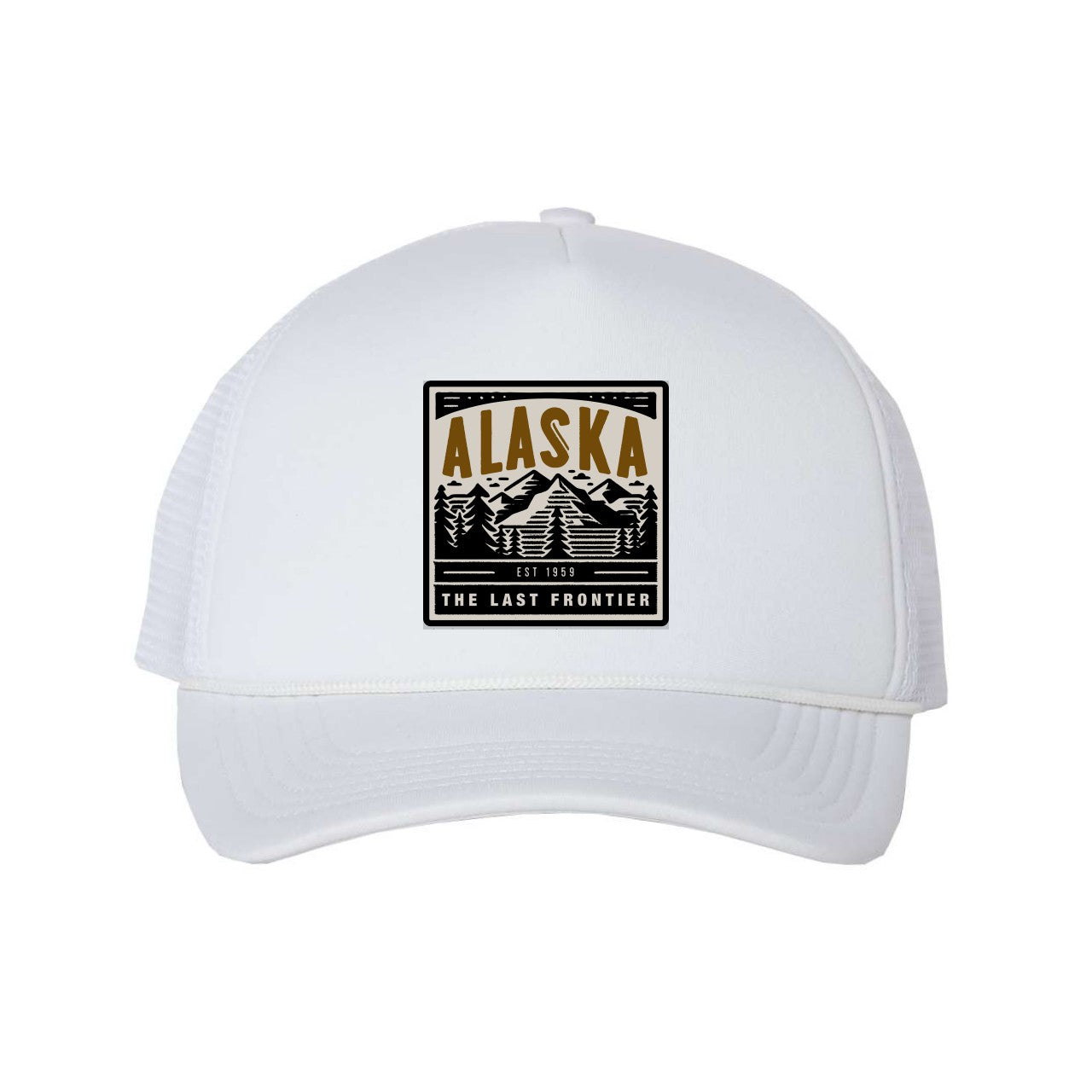 Foam Front Trucker Hat with Custom Woven Patch