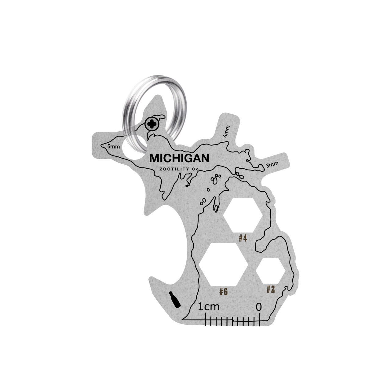 Michigan 9-in-1 Keychain Multi-Tool