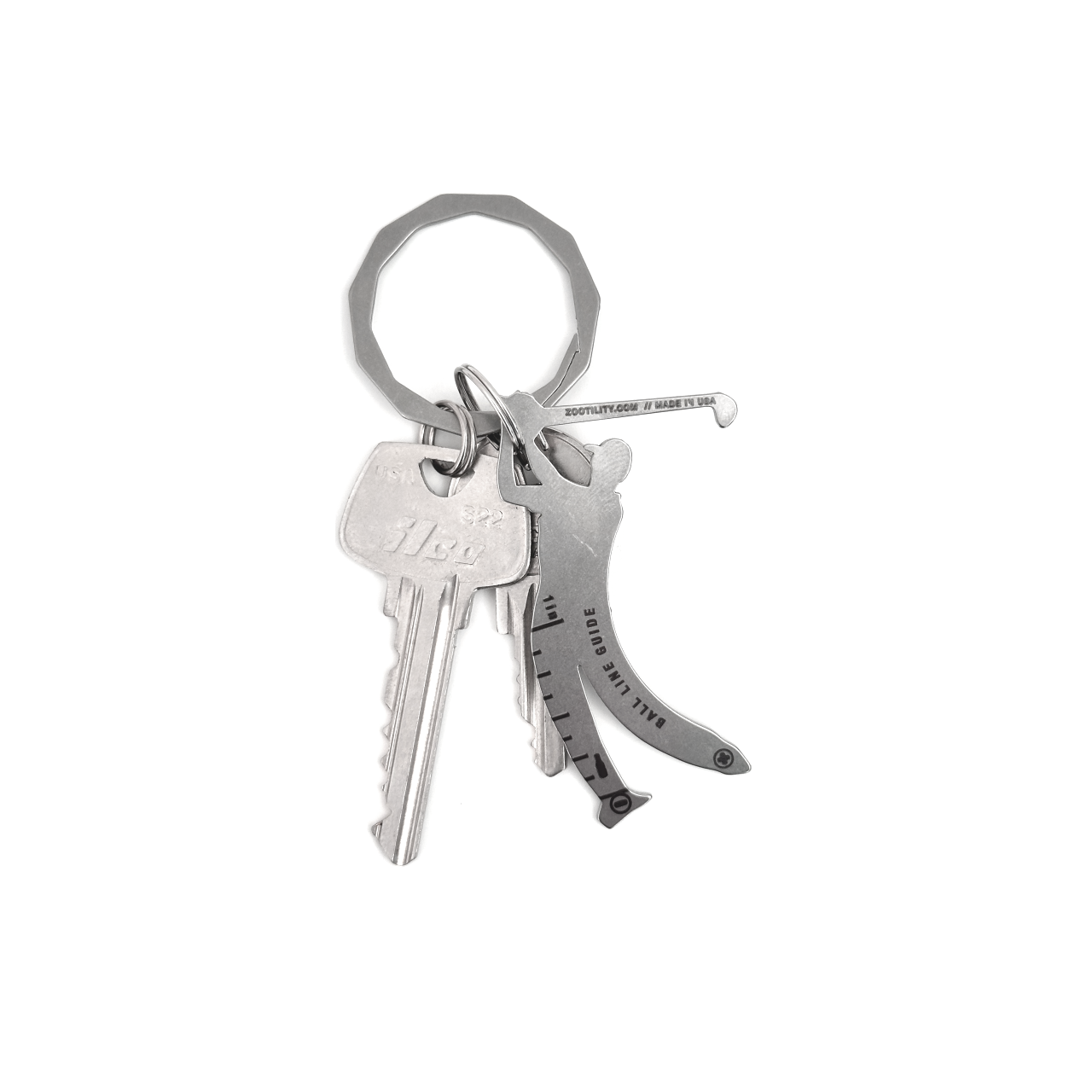 Golf Key 6-in-1 Keychain Multi-Tool