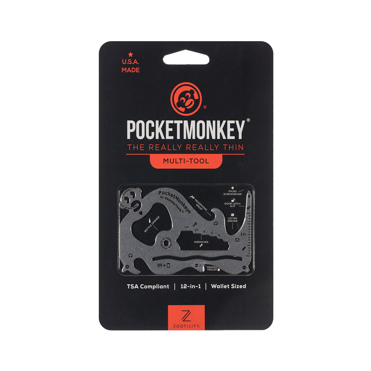 Packaging front for the PocketMonkey Deluxe