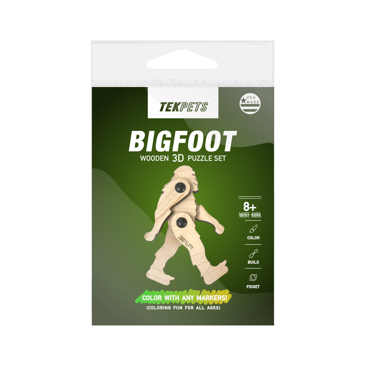 Packaging front of the TekPet Bigfoot