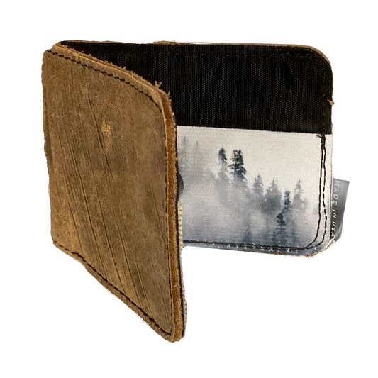 Leather Fold Wallet - Prints